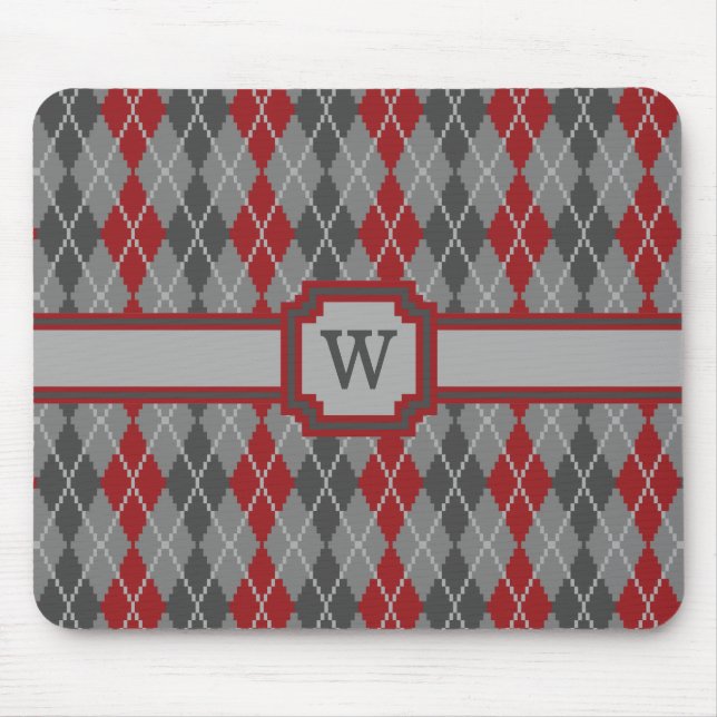 Tapis de souris Argyle Ashes and Embers (Devant)