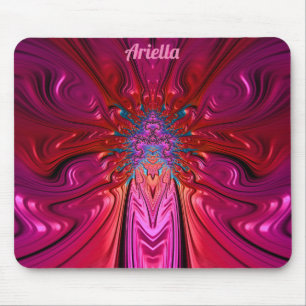 Tapis De Souris ARIELLA ~ Rose sauvage et rouge