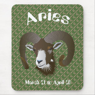 Tapis De Souris Aries March 21 à avril 20 Mauspad