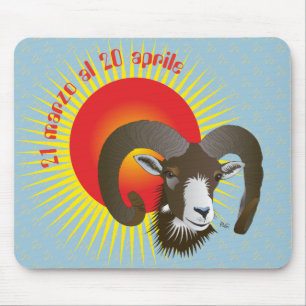 Tapis De Souris Ariete 21 marzo al 20 aprile Tappetini per mouse