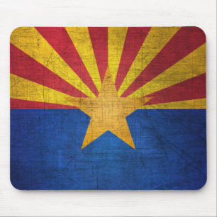 Tapis De Souris Arizona Flag Mouse Pad