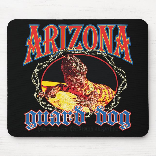 Tapis De Souris Arizona Gila Monster (Devant)