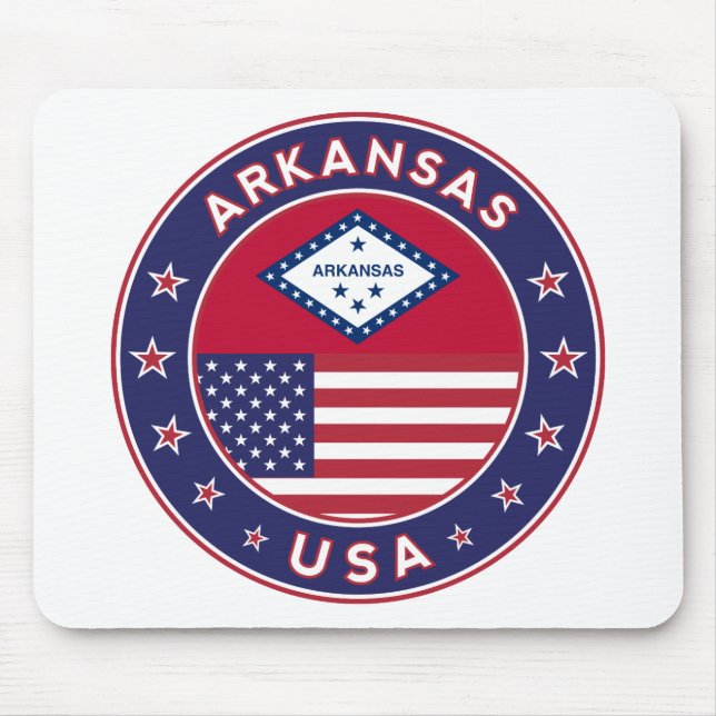 Tapis De Souris Arkansas, États-Unis (Devant)
