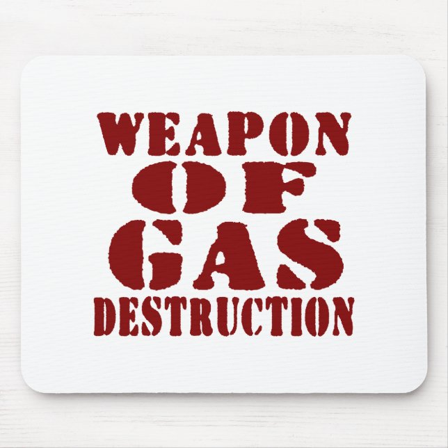 Tapis De Souris Arme De Destruction Du Gaz (Devant)