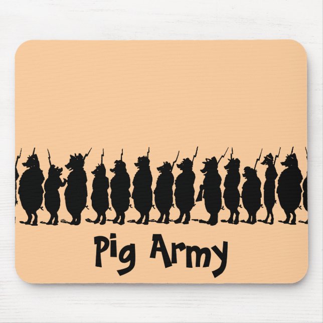 Tapis De Souris Armée de porc (Devant)