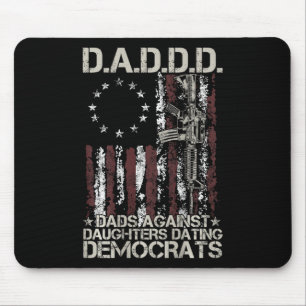 Tapis De Souris Armes à feu contre filles Dating Democrats (sur Ba