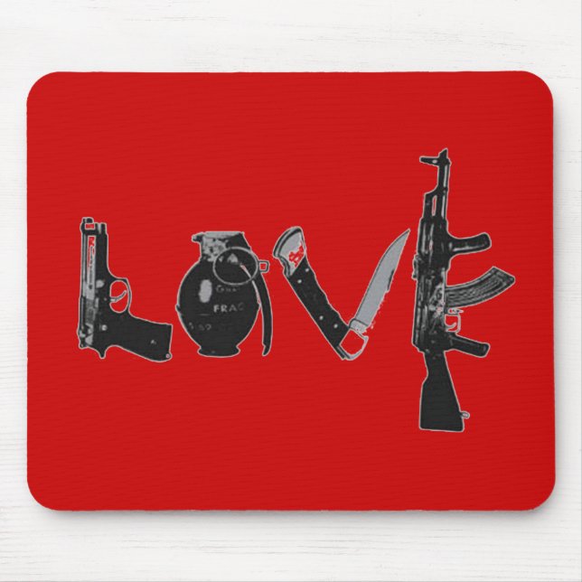 Tapis De Souris Armes d'amour (Devant)