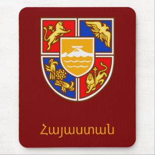 Tapis De Souris Armoiries arméniennes Patrimoine & Symboles