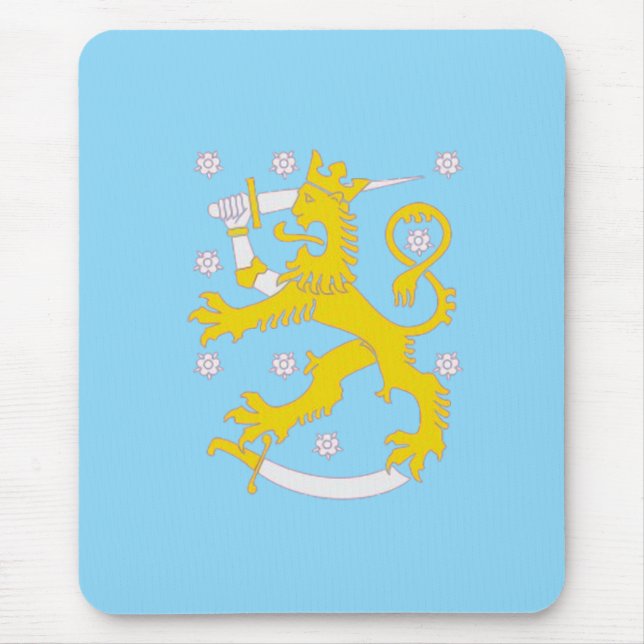 Tapis De Souris Armoiries de la Finlande (Devant)