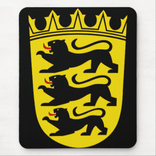 Tapis De Souris Armoiries de l'État allemand de Bade-Wurtemberg
