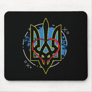 Tapis De Souris Armoiries de l'Ukraine Cosaque ukrainien 