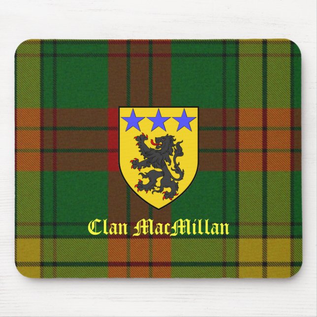 Tapis De Souris Armoiries de MacMillan Tartan (Devant)