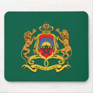 Tapis De Souris armoiries de pays Maroc symbole emblème drapeau