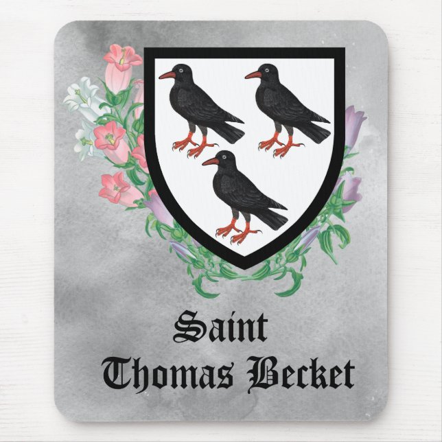 Tapis De Souris Armoiries de St. Thomas Becket (Devant)