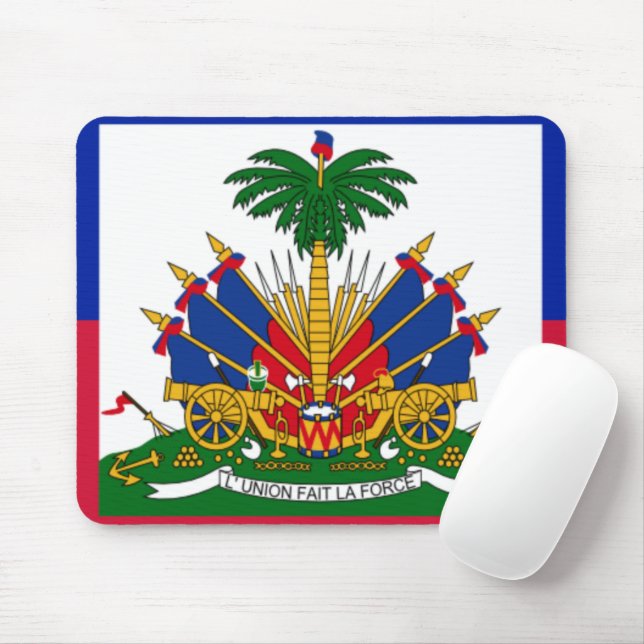 Tapis De Souris Armoiries d'Haïti (Avec souris)