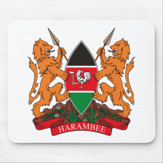 Tapis De Souris Armoiries du Kenya Mousepad