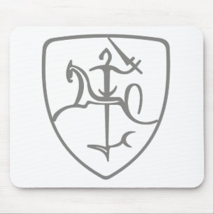 Tapis De Souris Armoiries lituaniennes Vytis Mouse Mat/Pad
