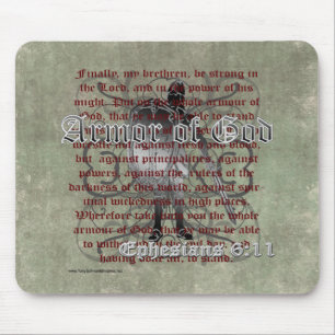 Tapis De Souris Armure de Dieu, 6h10 d'Ephesians - 18, soldat