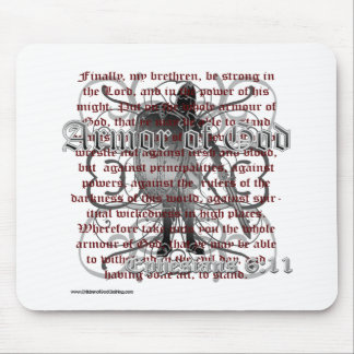 Tapis De Souris Armure des marchandises chrétiennes de Dieu