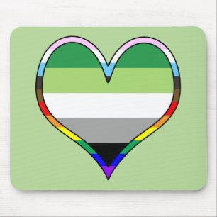 Tapis De Souris Aro Pride Coeur