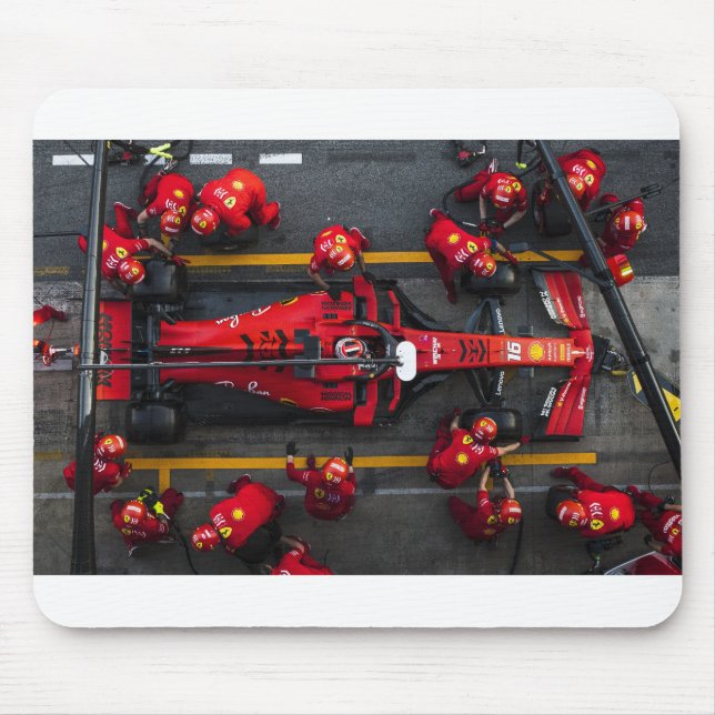 Tapis De Souris Arrêt du point rouge (Devant)