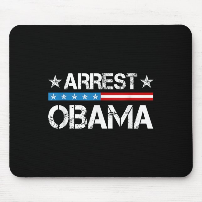 Tapis De Souris Arrêter Obama 2025 (Devant)