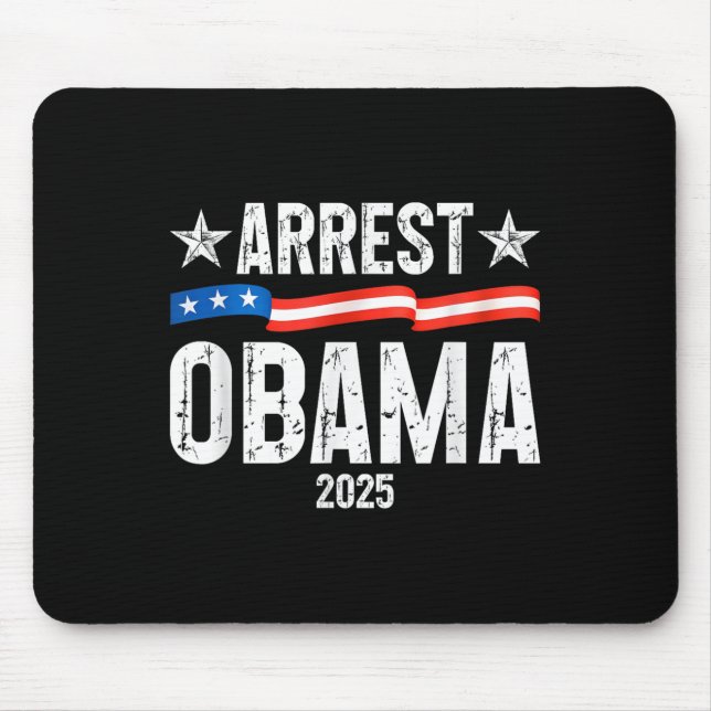 Tapis De Souris Arrêter Obama 2025 (Devant)