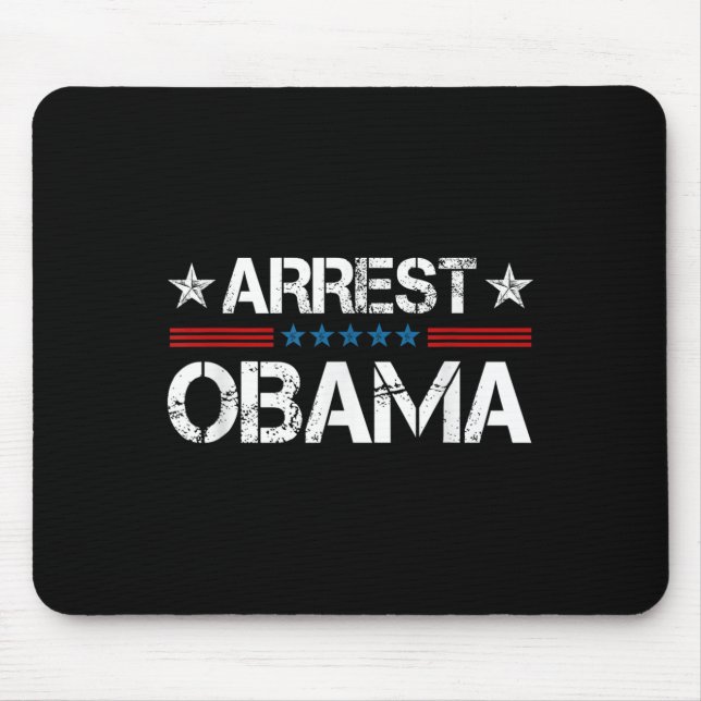 Tapis De Souris Arrêter Obama 2025 (Devant)