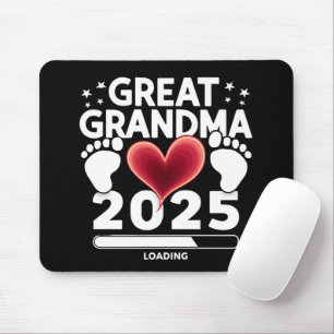 Tapis De Souris Arrière-grand-mère chargée Annonce de grossesse 20