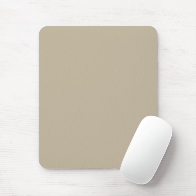 Tapis De Souris Arrière-plan beige clair doux – Conception de mari (Avec souris)
