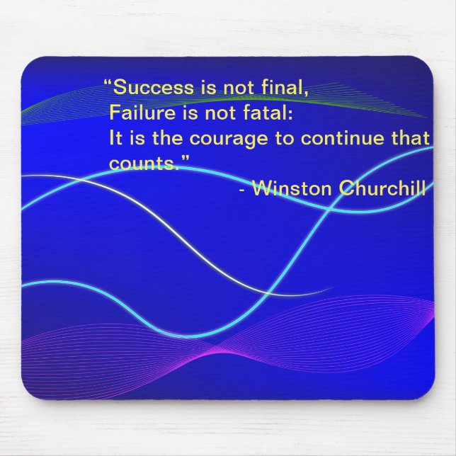 Tapis De Souris Arrière - plan Bluewith Waves (Devant)