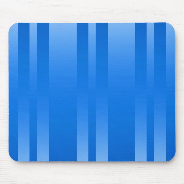 Tapis De Souris Arrière - plan de bandes bleues (Devant)