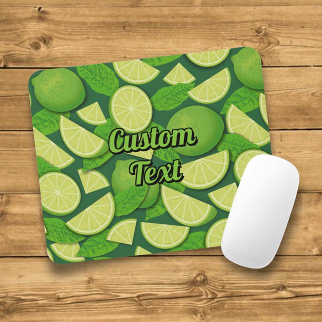 Tapis De Souris Arrière - plan de citron vert (Créateur téléchargé)