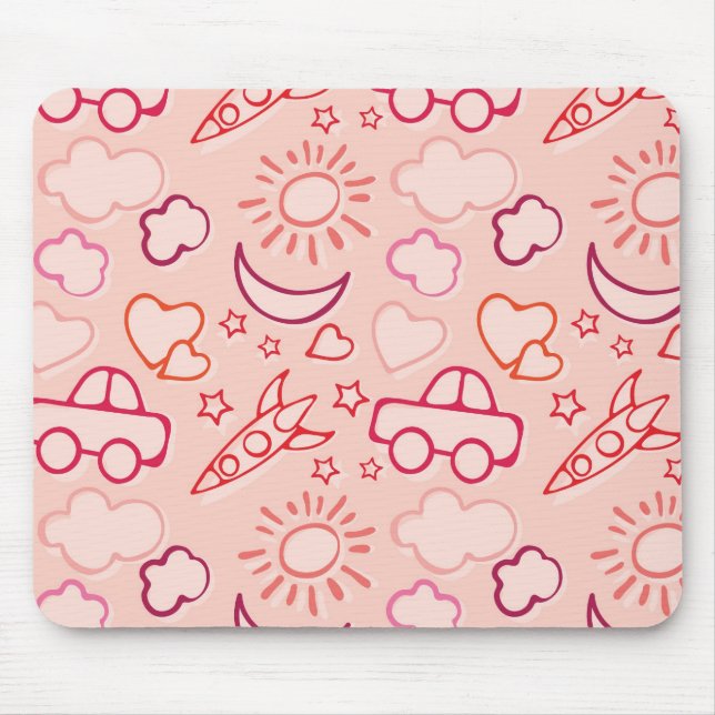 Tapis De Souris arrière - plan de jouet (Devant)