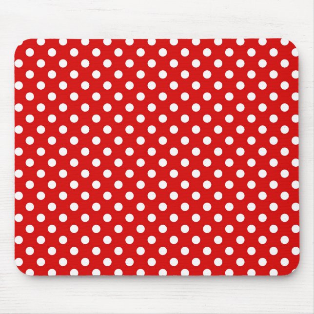 Tapis De Souris Arrière - plan de point de polka (Devant)