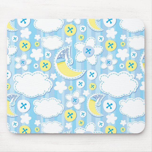 Tapis De Souris arrière - plan d'enfant (Devant)