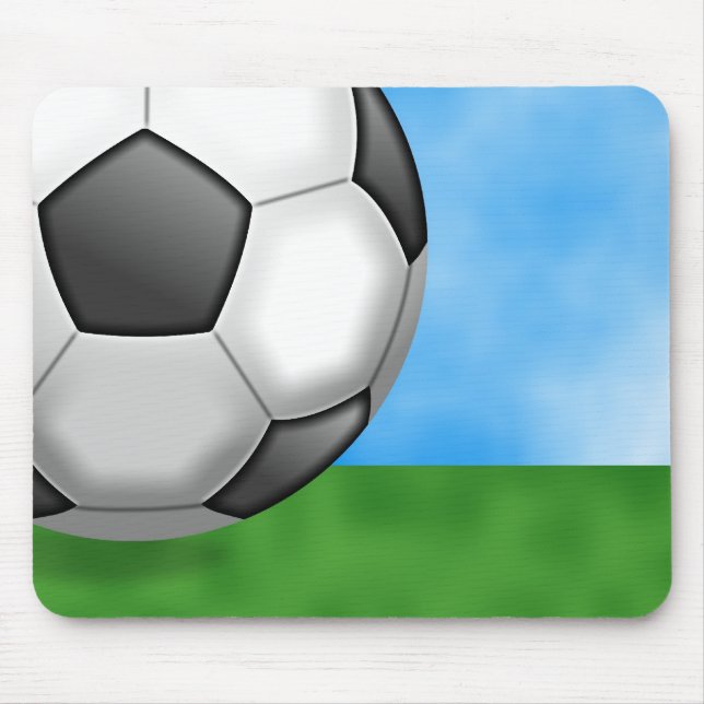 Tapis De Souris Arrière - plan du football (Devant)