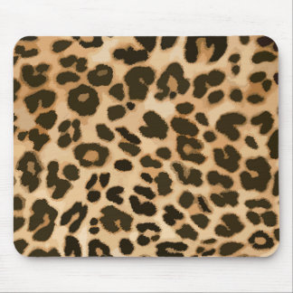 Tapis De Souris Arrière - plan Empreinte de léopard