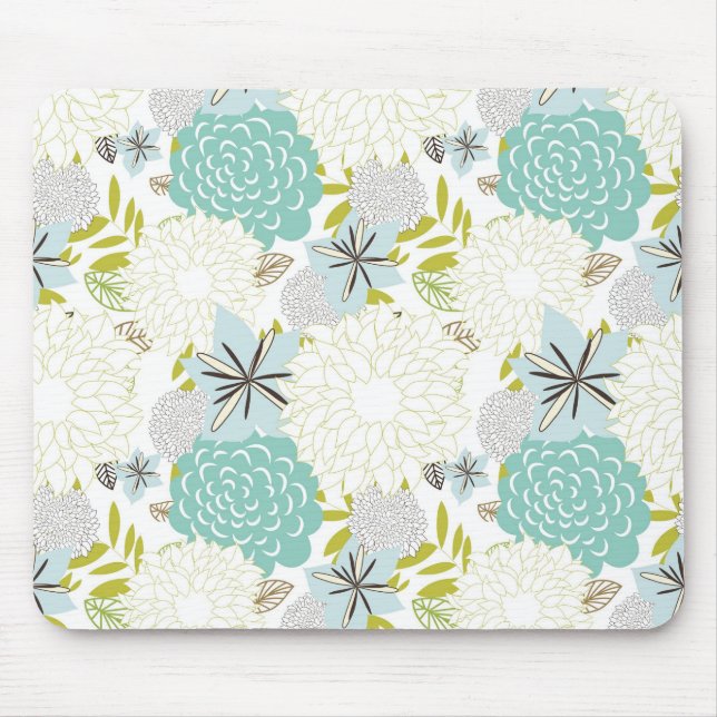 Tapis De Souris arrière - plan floral (Devant)