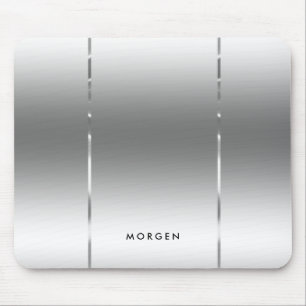 Tapis De Souris Arrière - plan gris argent brillant et brillant