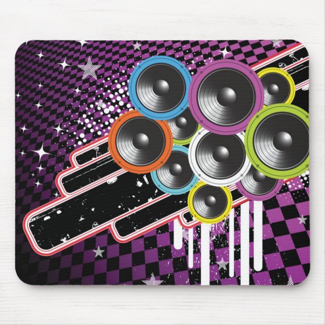 Tapis De Souris Arrière - plan grunge (Devant)