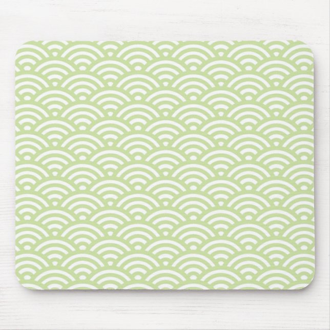 Tapis De Souris Arrière - plan oriental de vague (Devant)