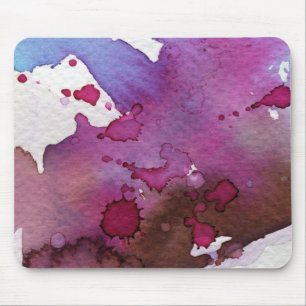 Tapis De Souris Arrière - plan pourpre d'aquarelle