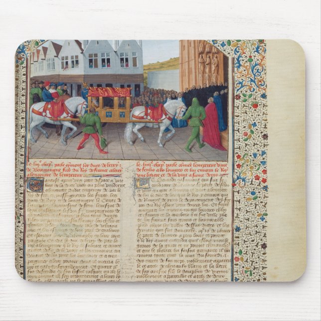 Tapis De Souris Arrivée d'empereur Charles IV (Devant)
