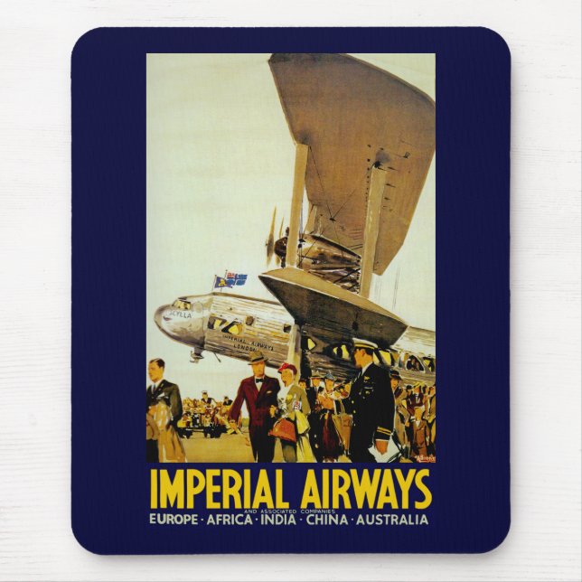 Tapis De Souris Arrivée d'Imperial Airways (Devant)