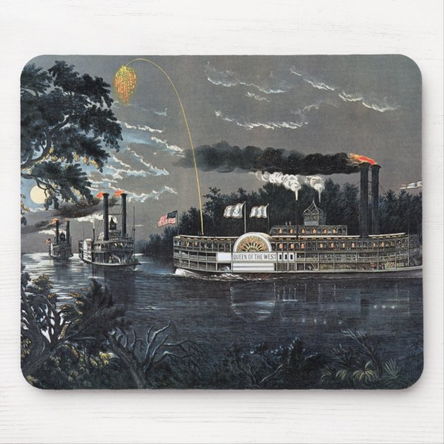 Tapis De Souris Arrondissage d'une courbure sur le bateau à  (Devant)