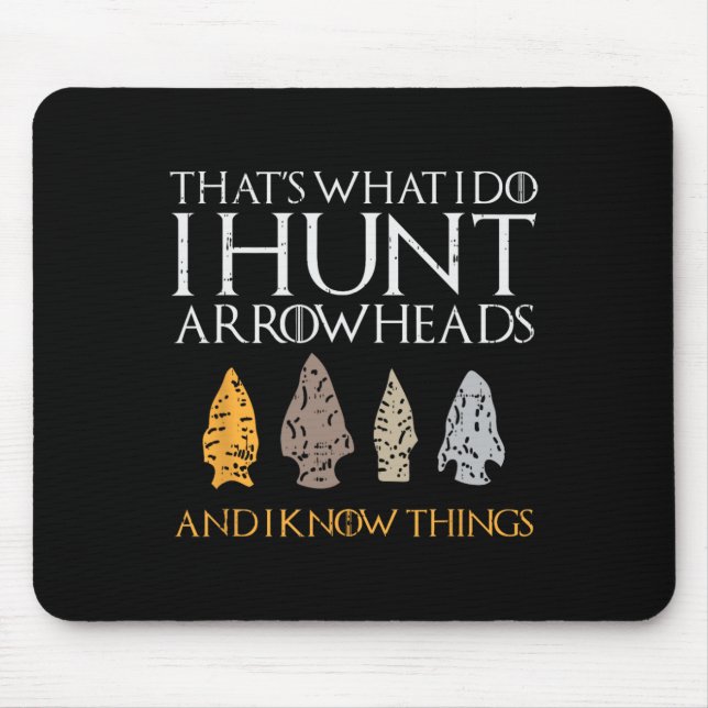 Tapis De Souris Arrowhead Chasse Chasse Amant Cadeau (Devant)