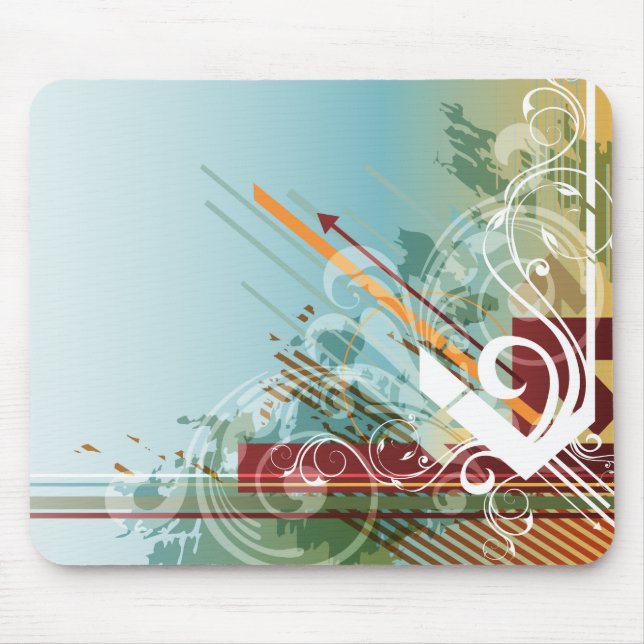 Tapis De Souris Art Abstrait 28 Mousepad (Devant)