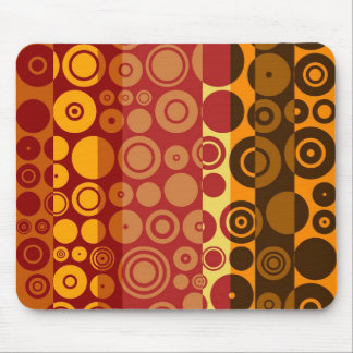 Tapis De Souris Art abstrait 2 de rétros années '50 colorées