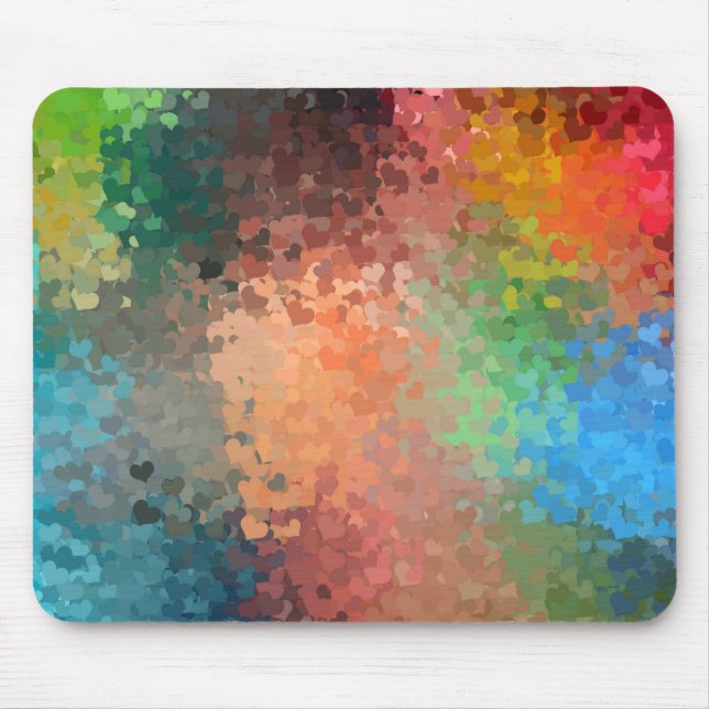 Tapis De Souris Art Abstrait coloré Elégant Modèle tendance (Devant)